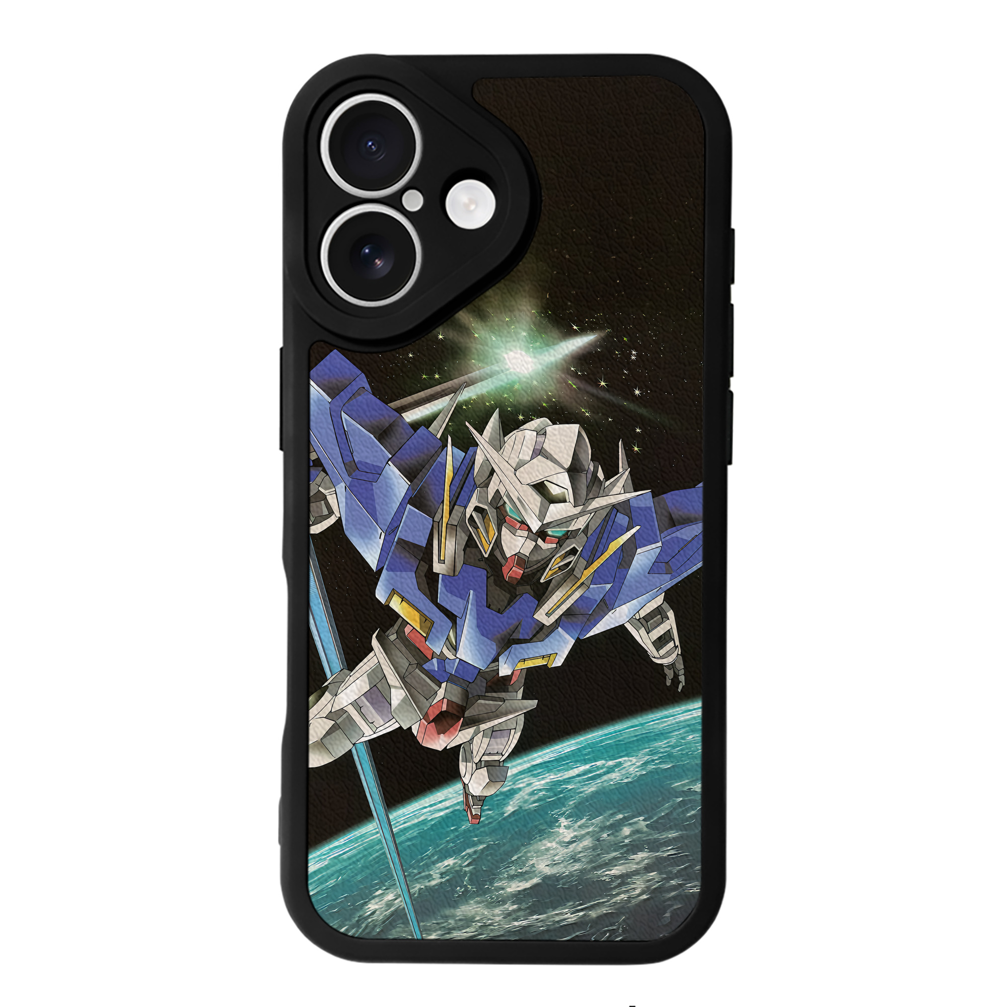 （画像用） 機動戦士ガンダム Mobile Suit Gundam 【iPhone 16シリーズ対応】シリコンスマホケース（レザー調） 材質：シリコン